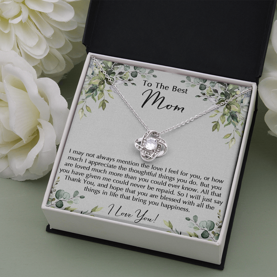 To My Best Mom Necklace, Gift For Mom, Present For Mom, Gifts from Son or Daughter