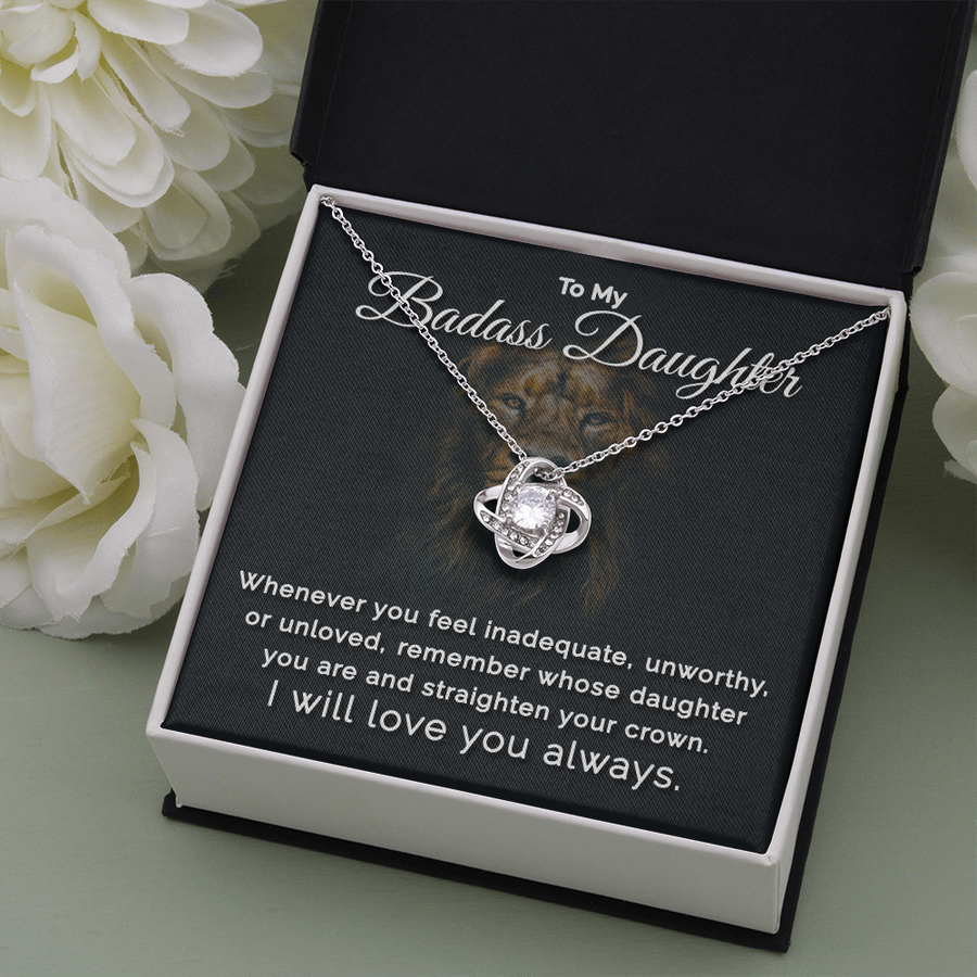(Almost Sold Out) To My Badass Daughter Necklace