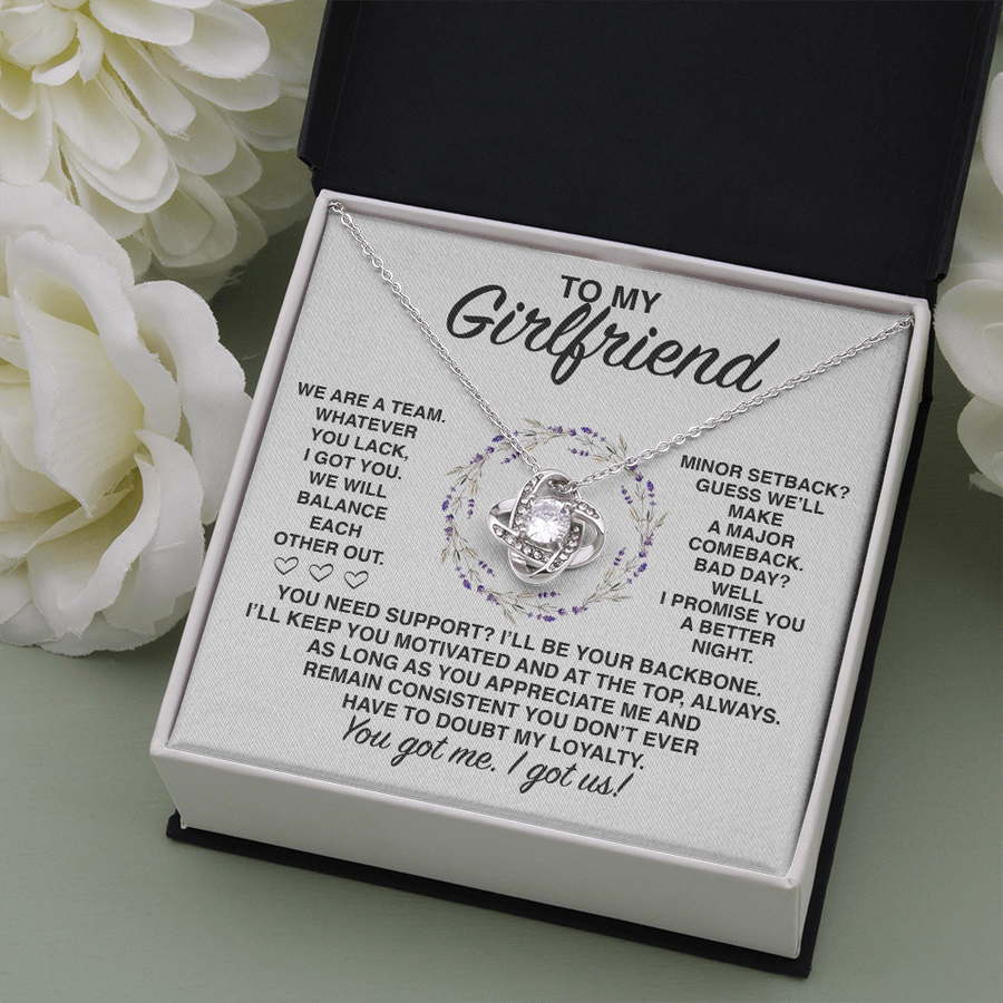 (GF005) Love Knot Necklace // Gift For Girlfriend