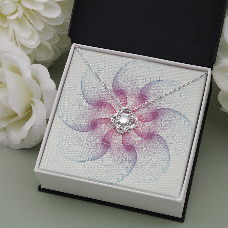 No Words Mandala Necklace Gift for Wife, Girlfriend