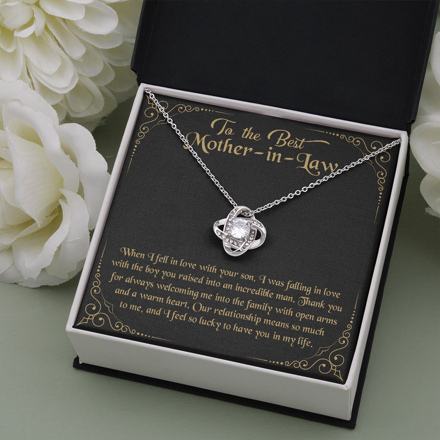 To the Best Mother-in-law Necklace - Mother in Law Necklace Gift, to My Mother-in-law, Mother-in-law Gift, Mother-in-law Necklace, Thoughtful Message Card, Future Mother-in-law