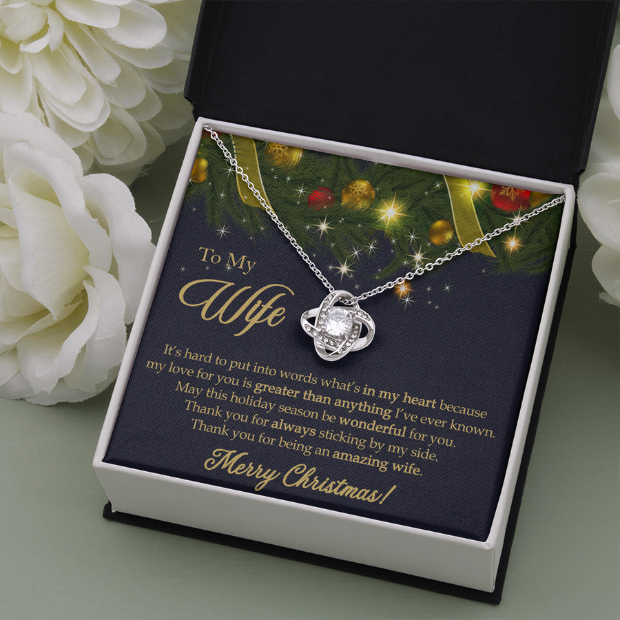To My Wife | Love Knot Necklace??
