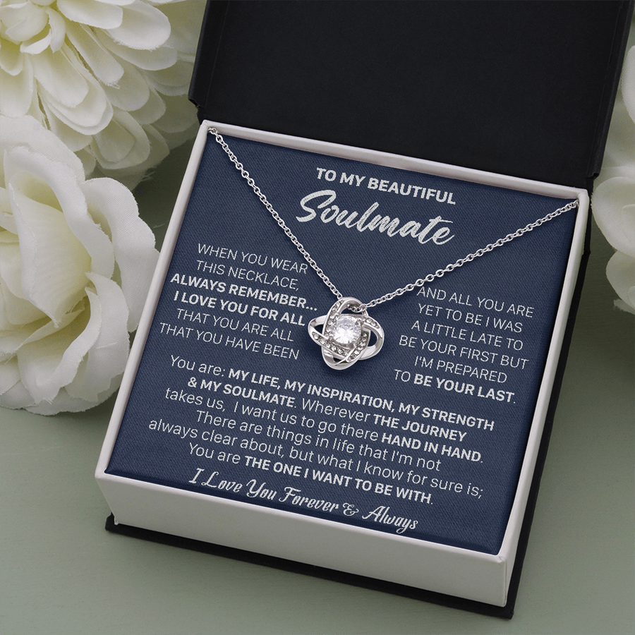 Gift For Your Soulmate Christmas - My Soulmate - Love Knot Necklace