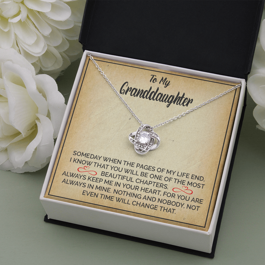 To My Granddaughter | The Love Knot Necklace