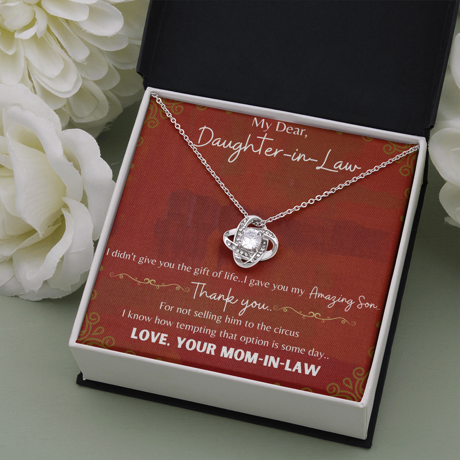 Daughter In Law Necklace Gift, Daughter In Law Gift For Christmas, Daughter In Law Gift, Wedding Gift For Daughter In Law, Birthday Gift