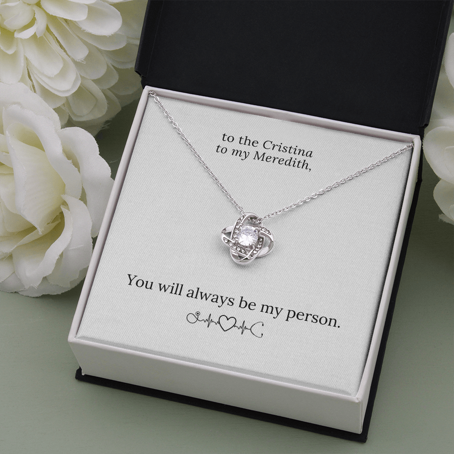 You Will Always Be My Person Necklace - to the Cristina to My Meredith - Will You Be My Girlfriend Gift, Girlfriend Proposal Ideas, Asking Out Girlfriend, Will You Be My Girlfriend Proposal Necklace