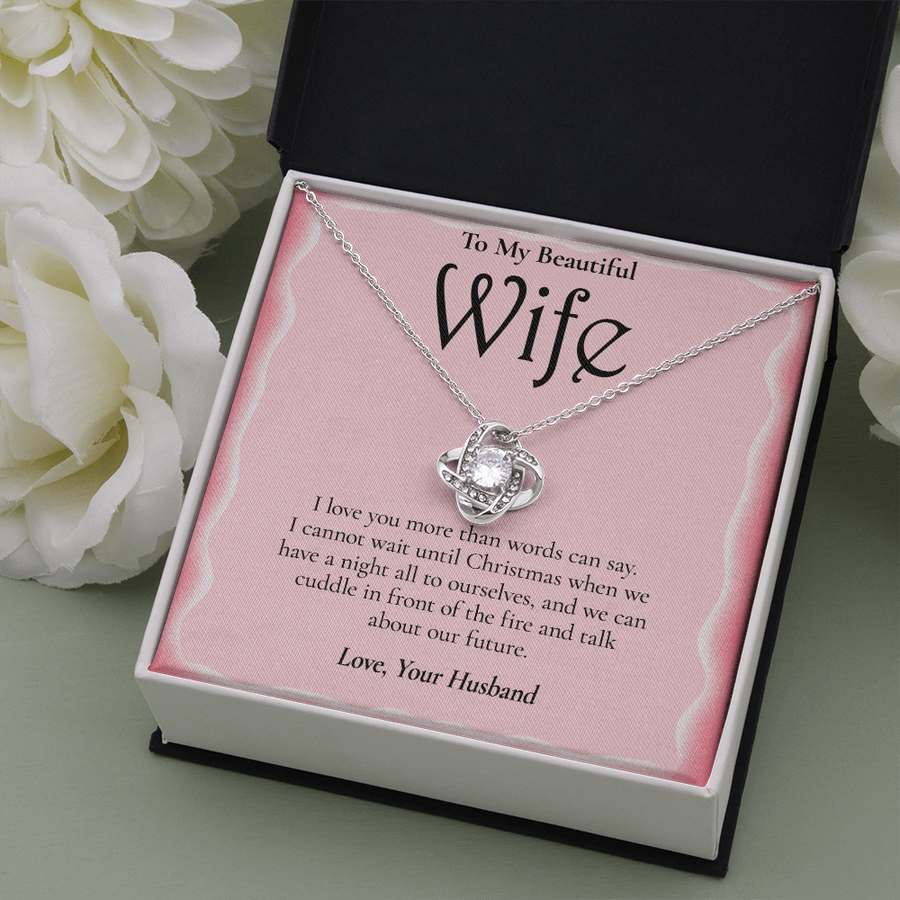 Christmas Gift For Wife - Love Knot Necklace