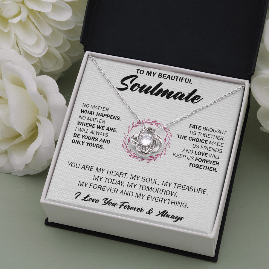 Gift For Your Soulmate - The Choice - Love Knot Necklace