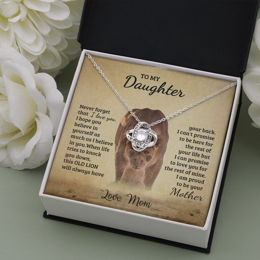 To My Daughter Necklace, Gift To Daughter From Mom, Daughter Jewelry