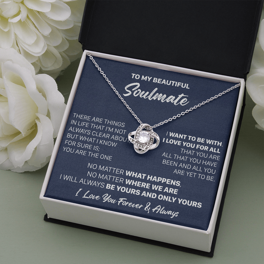 Gift For Your Soulmate Christmas - The One - Love Knot Necklace