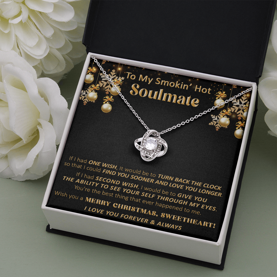 Gift For Your Soulmate Christmas - Sweetheart - Love Knot Necklace