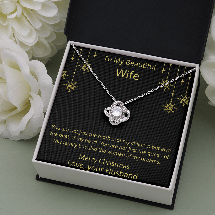 Love Knot Christmas Necklace BLA1