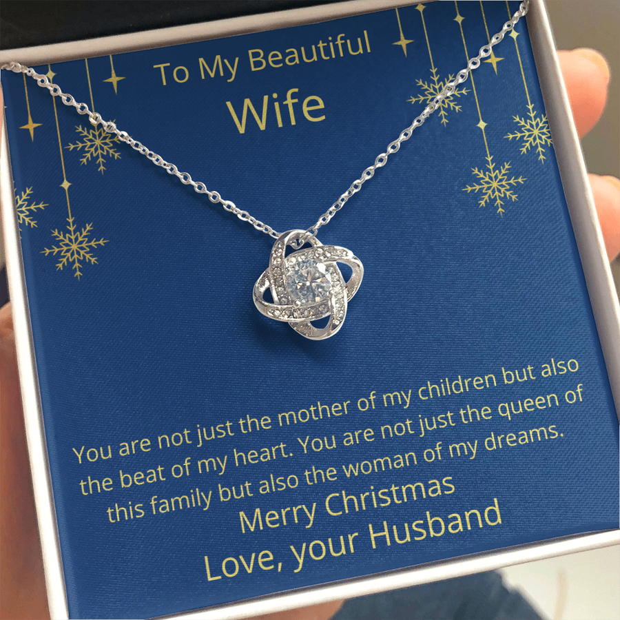 Love Knot Christmas Necklace B1