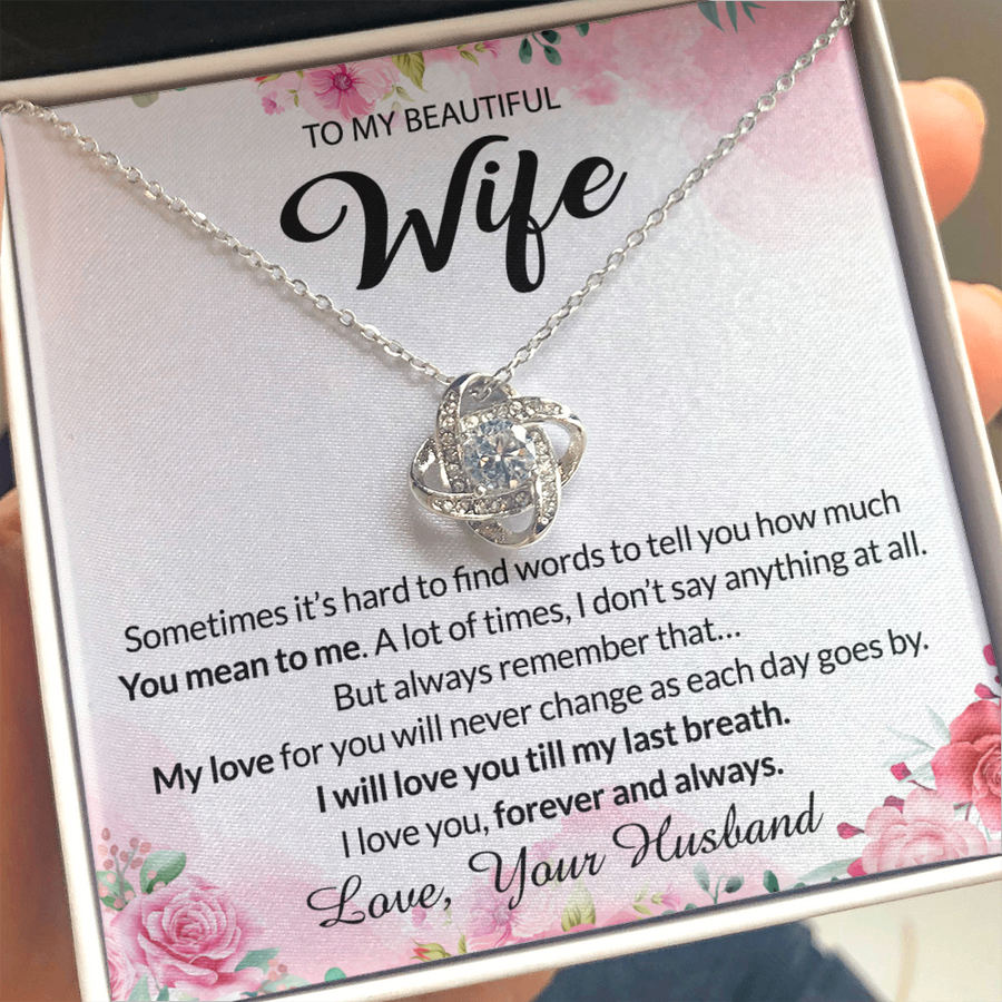To My Beautiful Wife - VA1013 Necklace