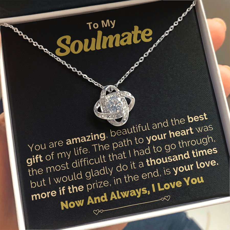 Soulmate - All For Your Love - Love Knot Necklace