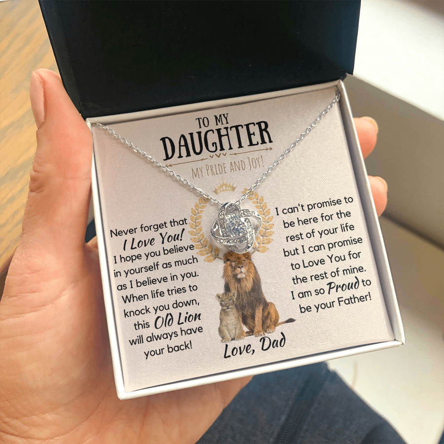 To My Daughter(s) - So Proud of you, Love Dad Necklace