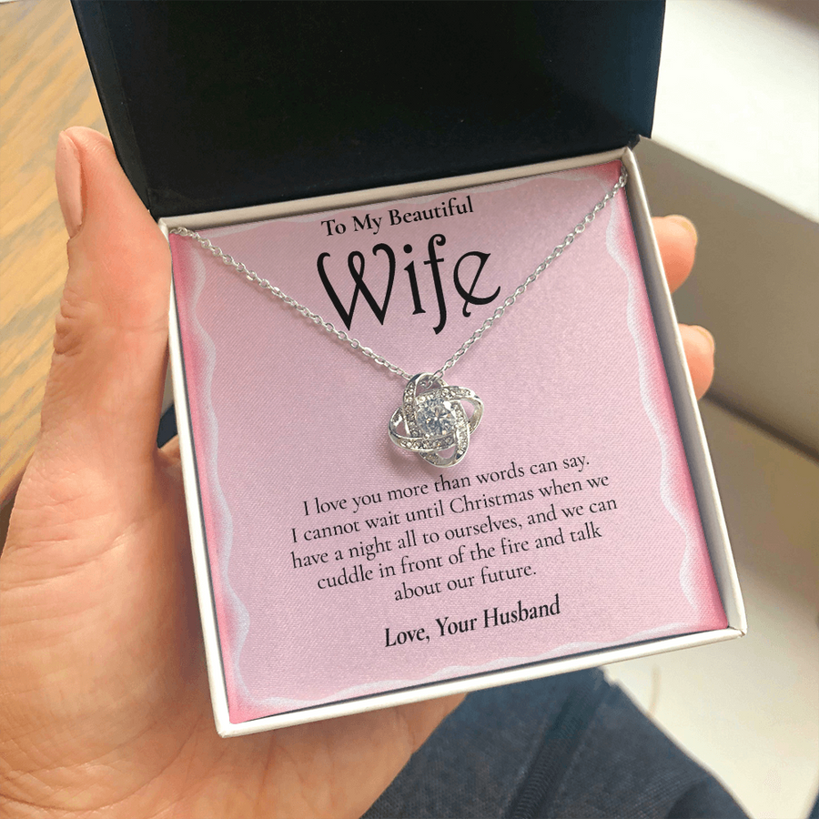 Christmas Gift For Wife - Love Knot Necklace
