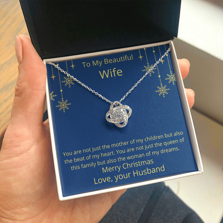 Love Knot Christmas Necklace B1