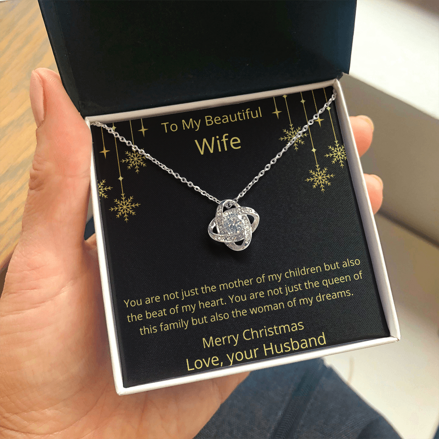 Love Knot Christmas Necklace BLA1
