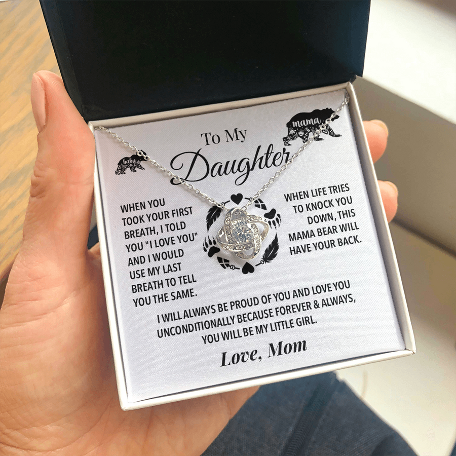 Daughter Mama Bear Necklace