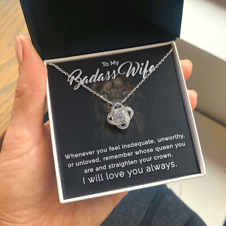(Almost Gone) To My Badass Wife - Necklace