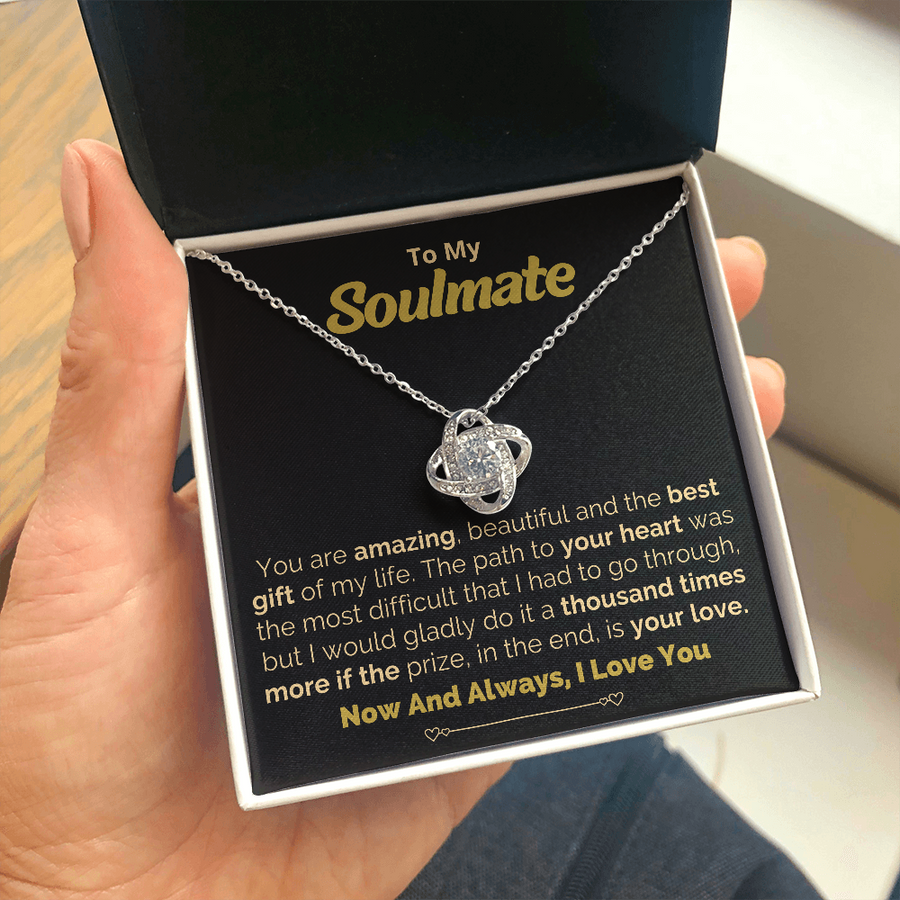 Soulmate - All For Your Love - Love Knot Necklace