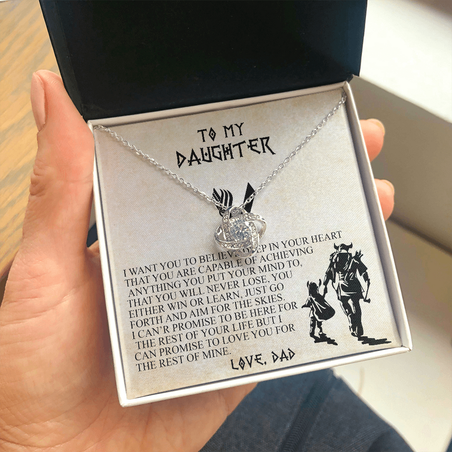 To My Daughter | I want you to believe deep in your heart... Necklace