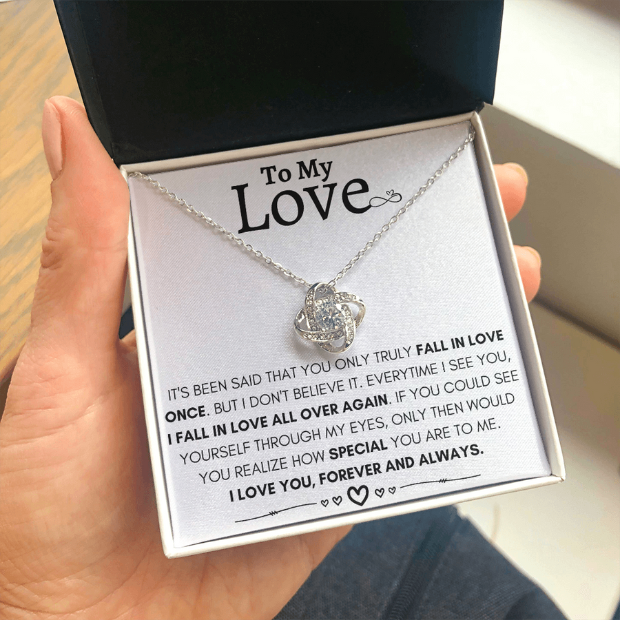To My Love ?? - Love Knot Necklace