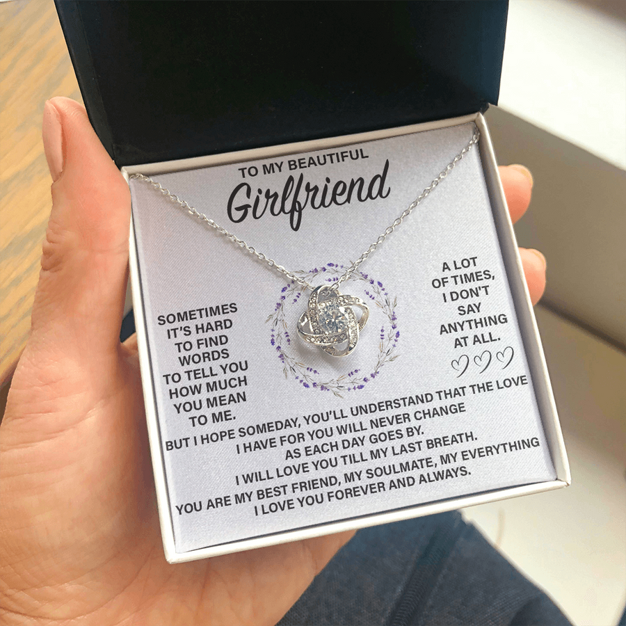 (GF001) Love Knot Necklace // GIFT FOR GIRLFRIEND