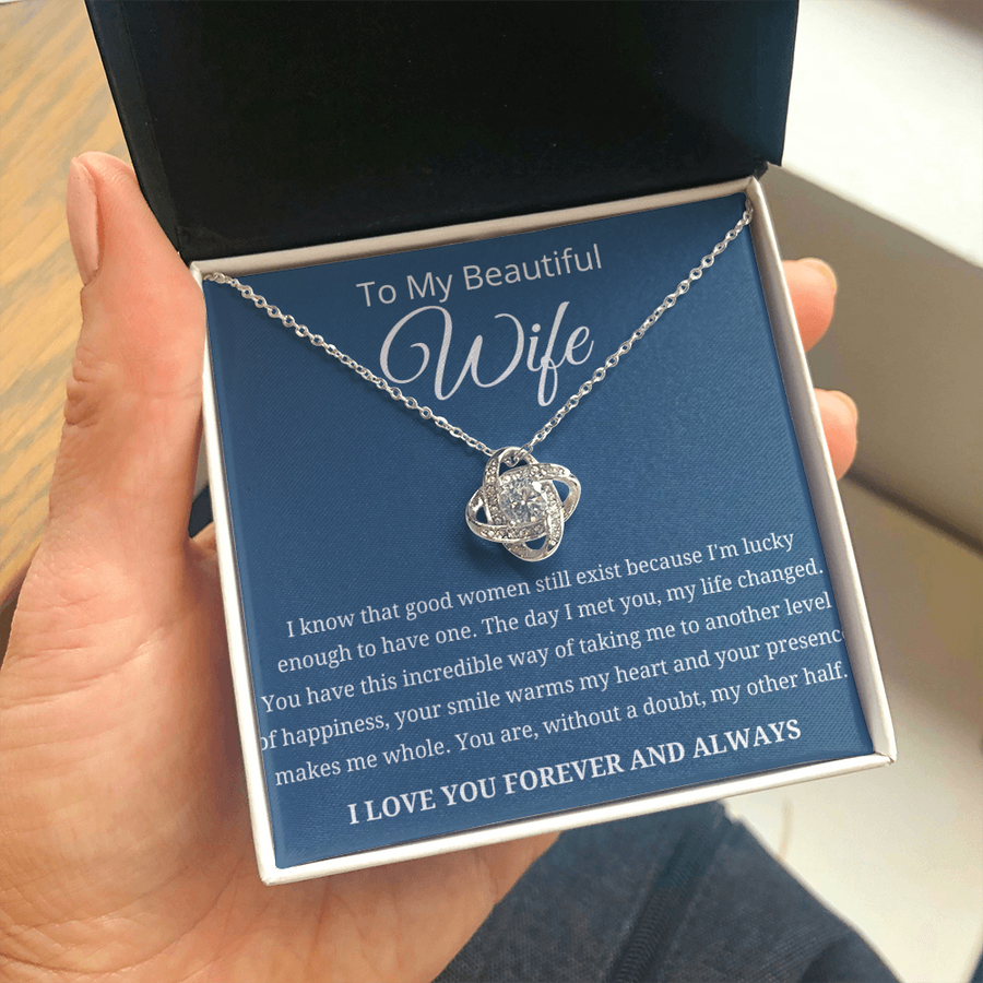 To My Beautiful Wife - Gift for Valentine's Day Necklace