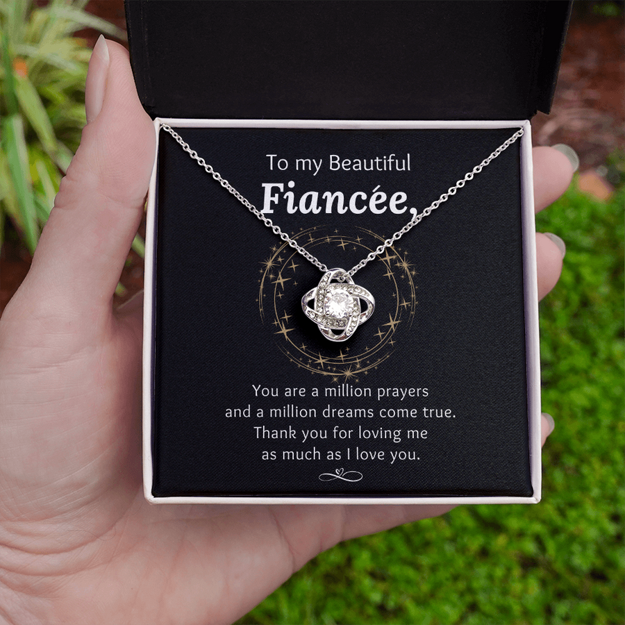 Fiancee, You Are a Million Dreams Come True - Necklace