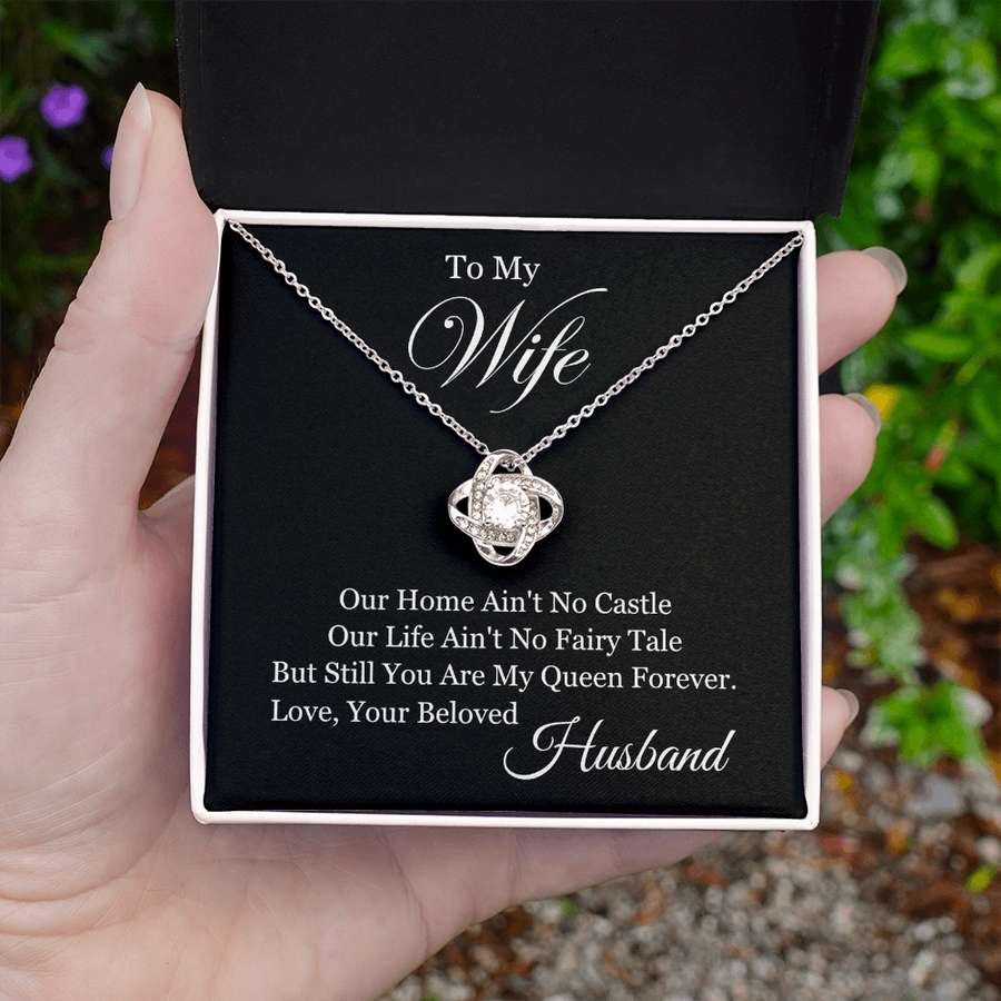 To My Wife - You Are My Queen Forever Necklace