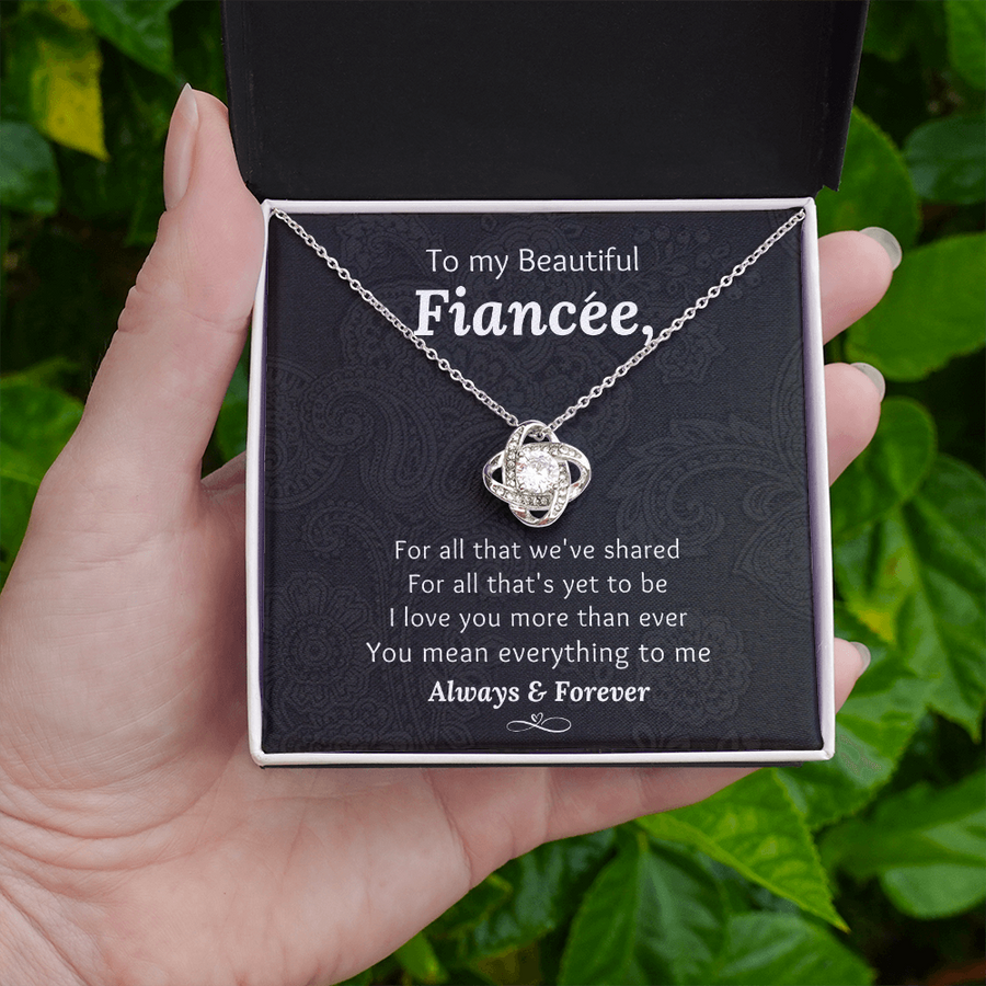Fiancee, You Mean Everything To Me - Necklace