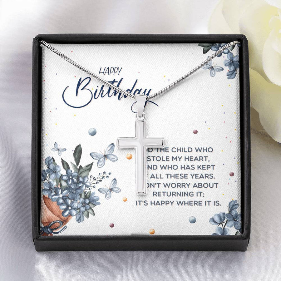 Cross Necklace: Happy Birthday Gifts for Son