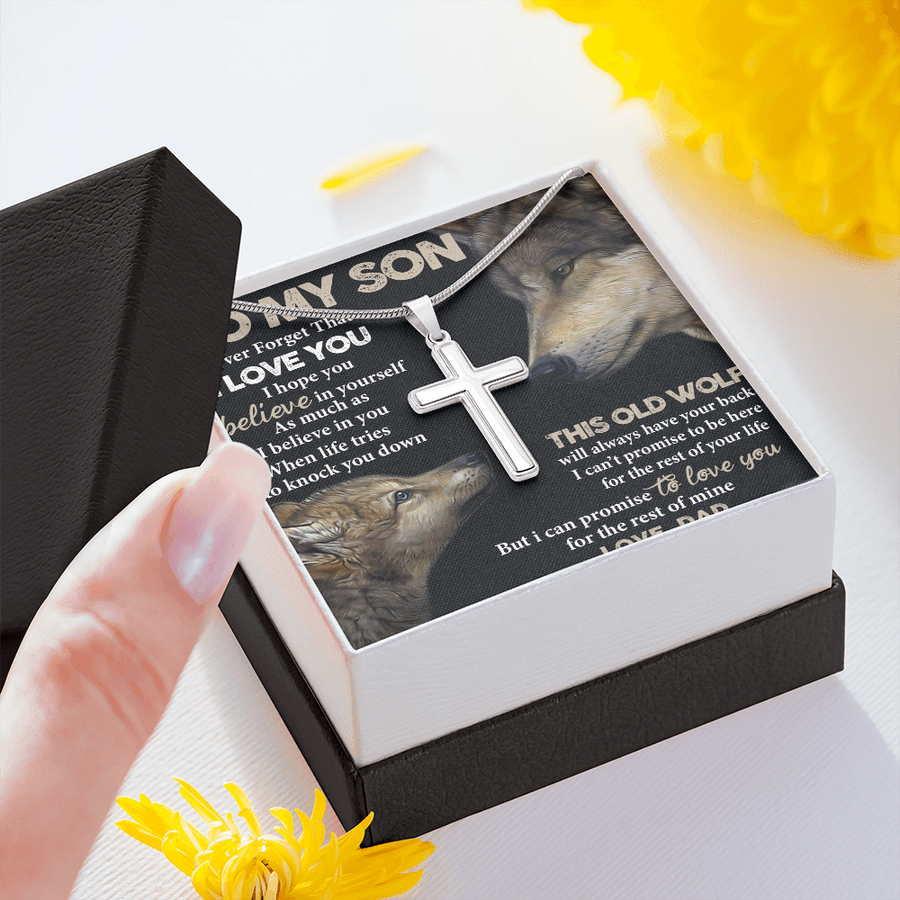 SD001 // Cross Necklace // Gift For Son