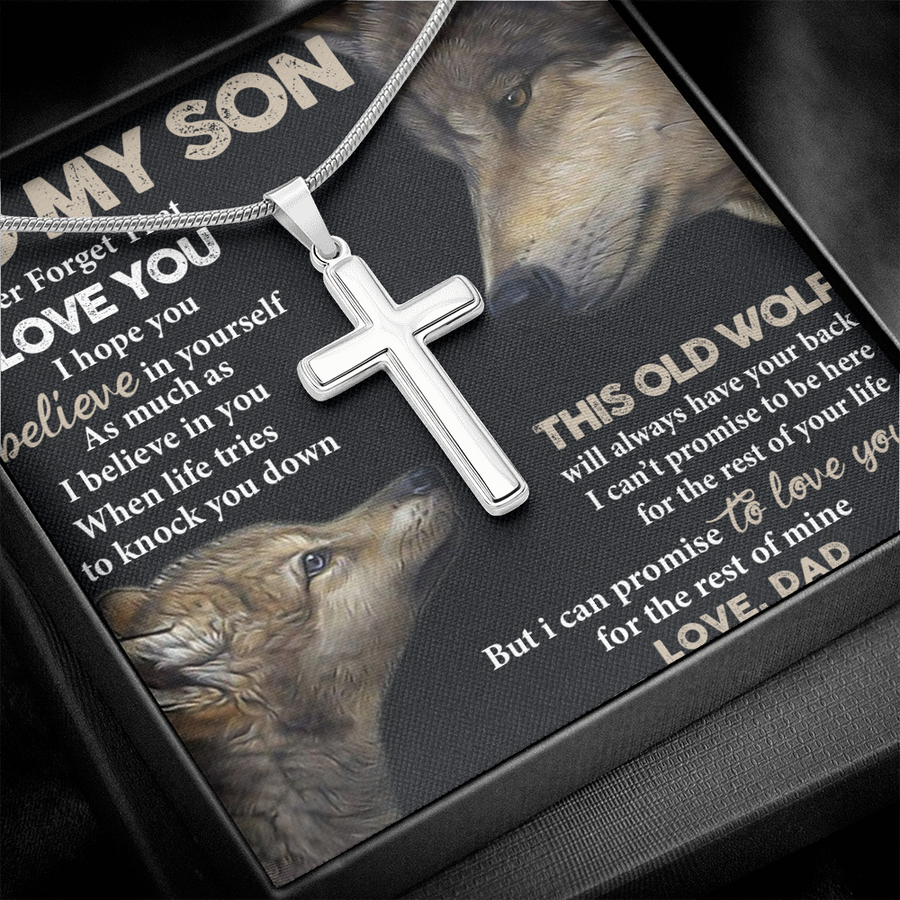 SD001 // Cross Necklace // Gift For Son
