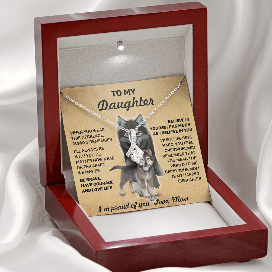 Gift For Daughter - Have Courage - Alluring Necklace