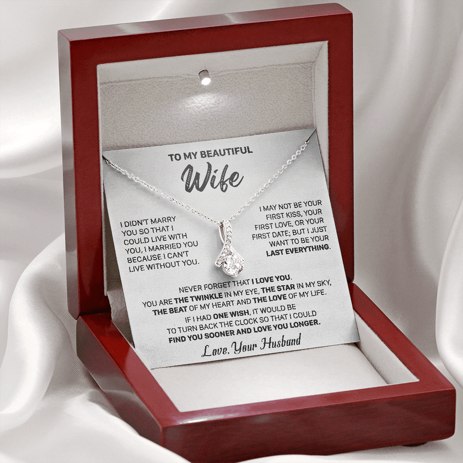 Gift For Wife Married You Forget Alluring Beauty Necklace