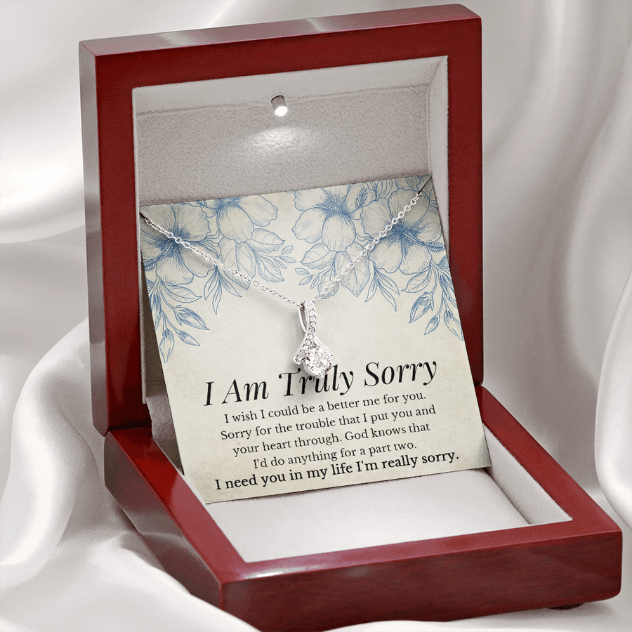 I Am Truly Sorry Necklace - Alluring Beauty