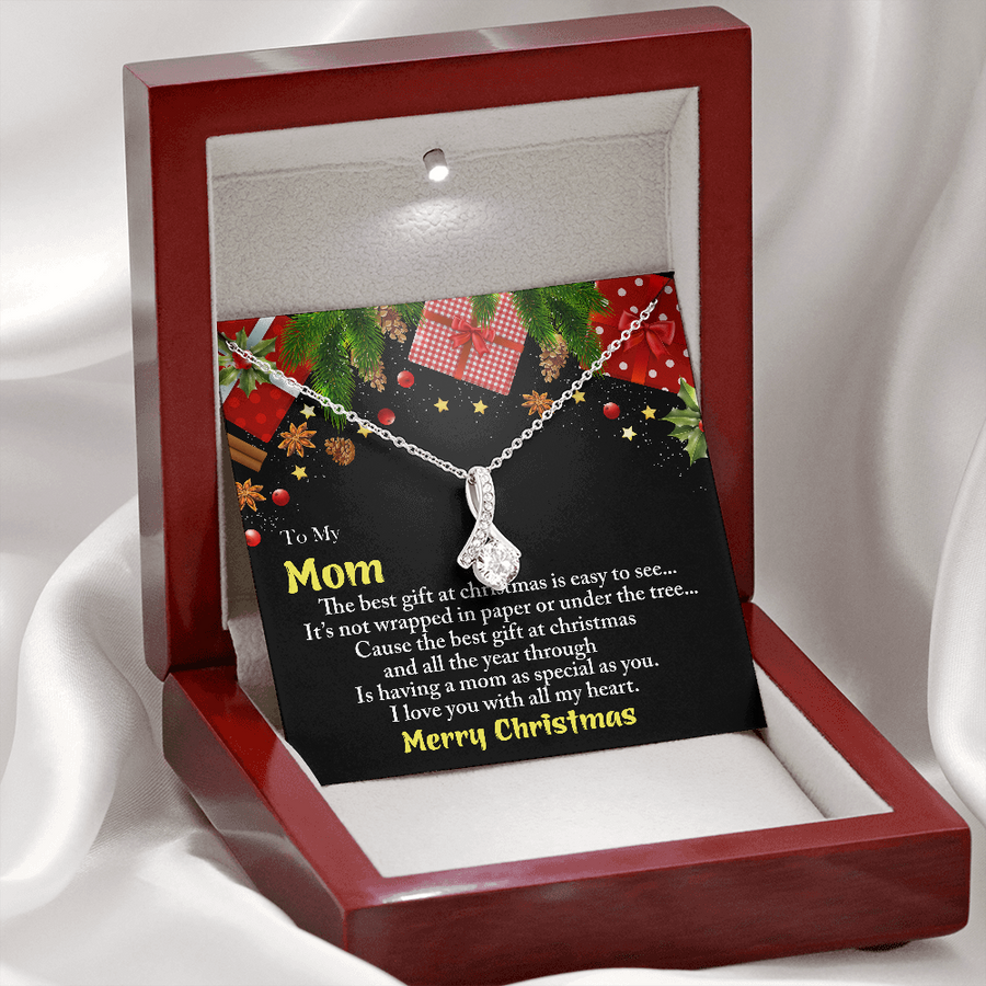 Christmas mom Necklace
