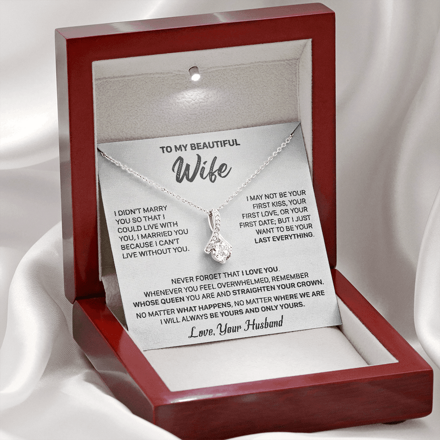 Gift For Wife Married You Crown Alluring Beauty Necklace