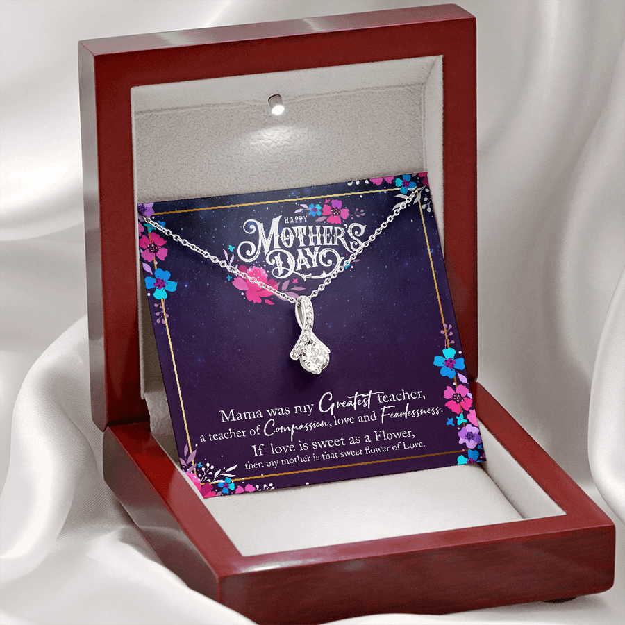 To My Mom Necklace, From Daughter to Mom, Necklace for Mother, Christmas Necklace Gift, Christmas Necklace for Mom