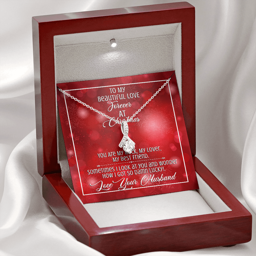 Wife Christmas Gifts, You Are My Rock, Christmas Gifts for her Necklace