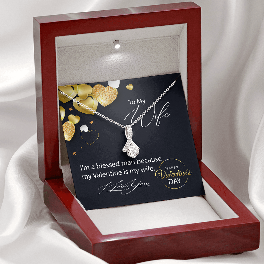 Valentine’s Day Gift For wife, Romantic Gifts for Women on Valentine's Day Necklace