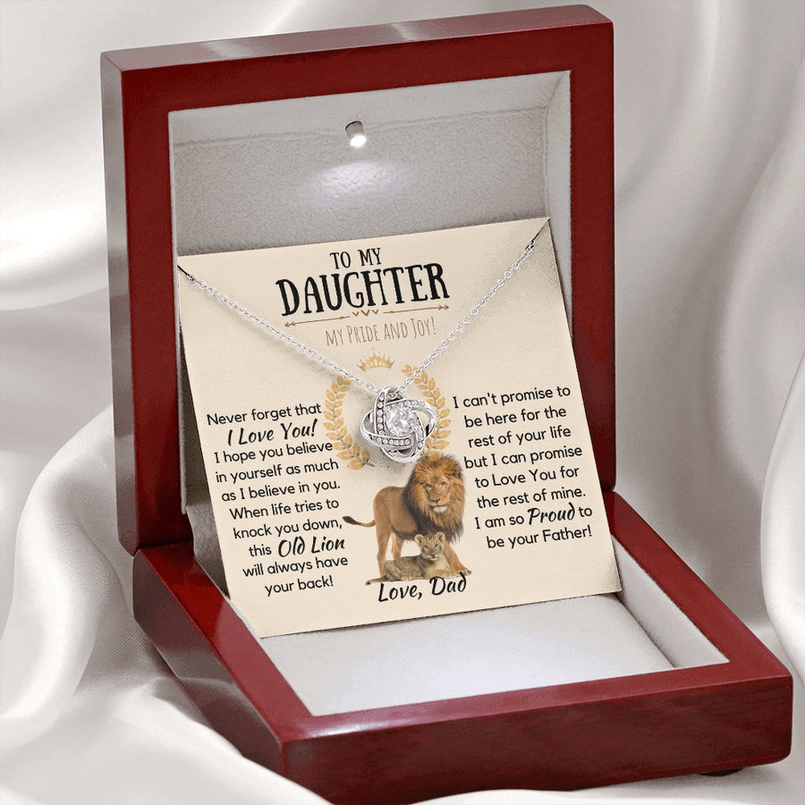 (Best Seller) To my Daughter(s) - So Proud of You, Love Dad Necklace
