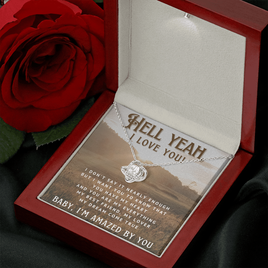 Hell Yeah, I Love You - Necklace Gift Set
