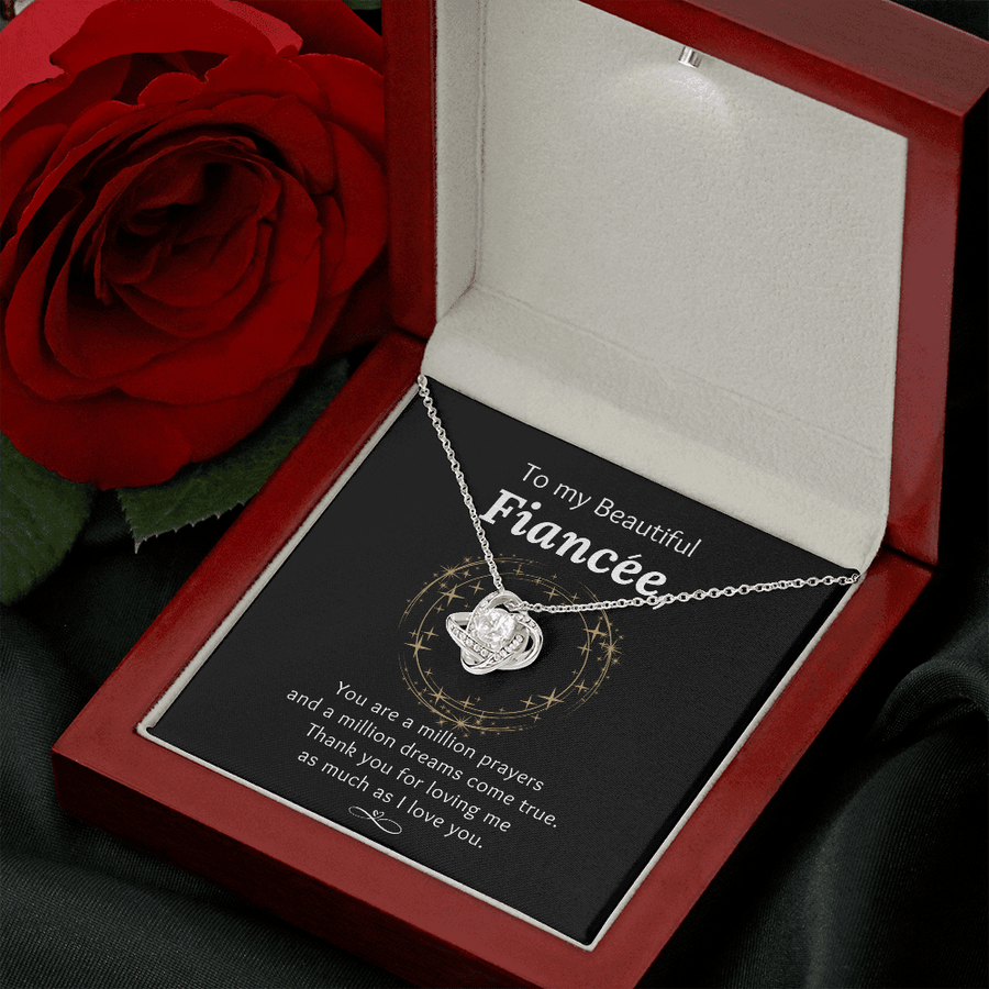Fiancee, You Are a Million Dreams Come True - Necklace