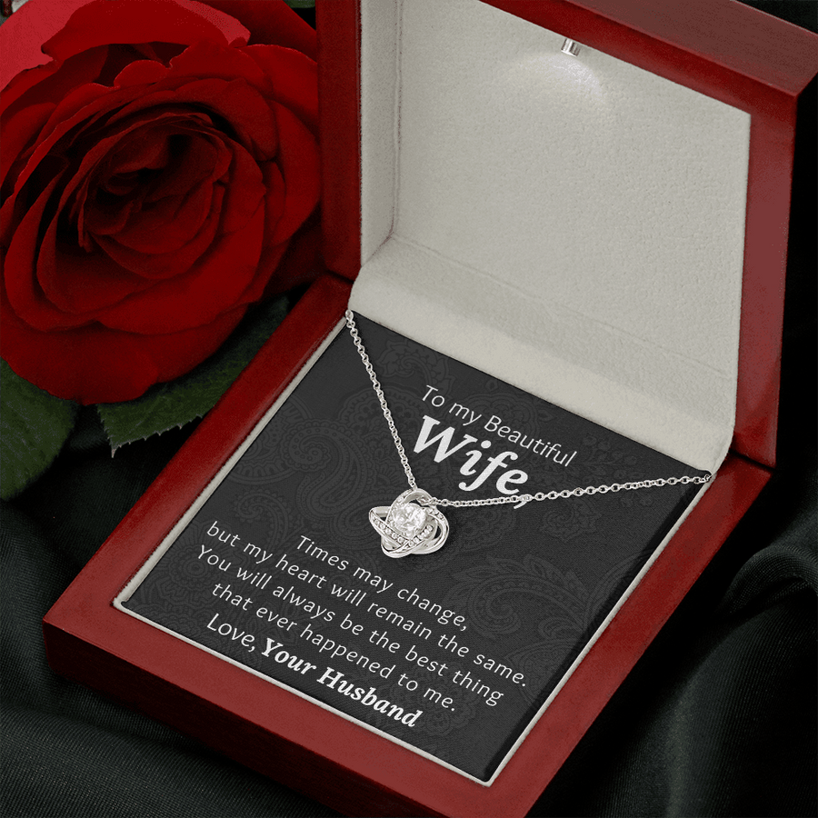 Wife, My Heart Will Remain the Same - Neckalce Necklace