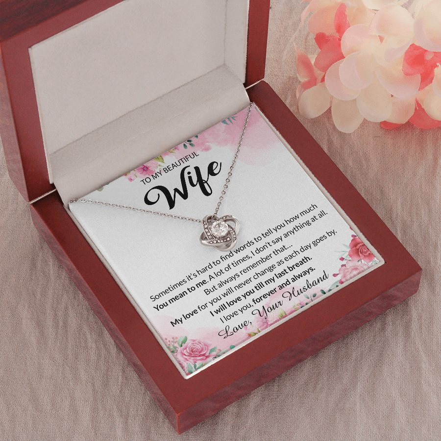 To My Beautiful Wife - VA1013 Necklace