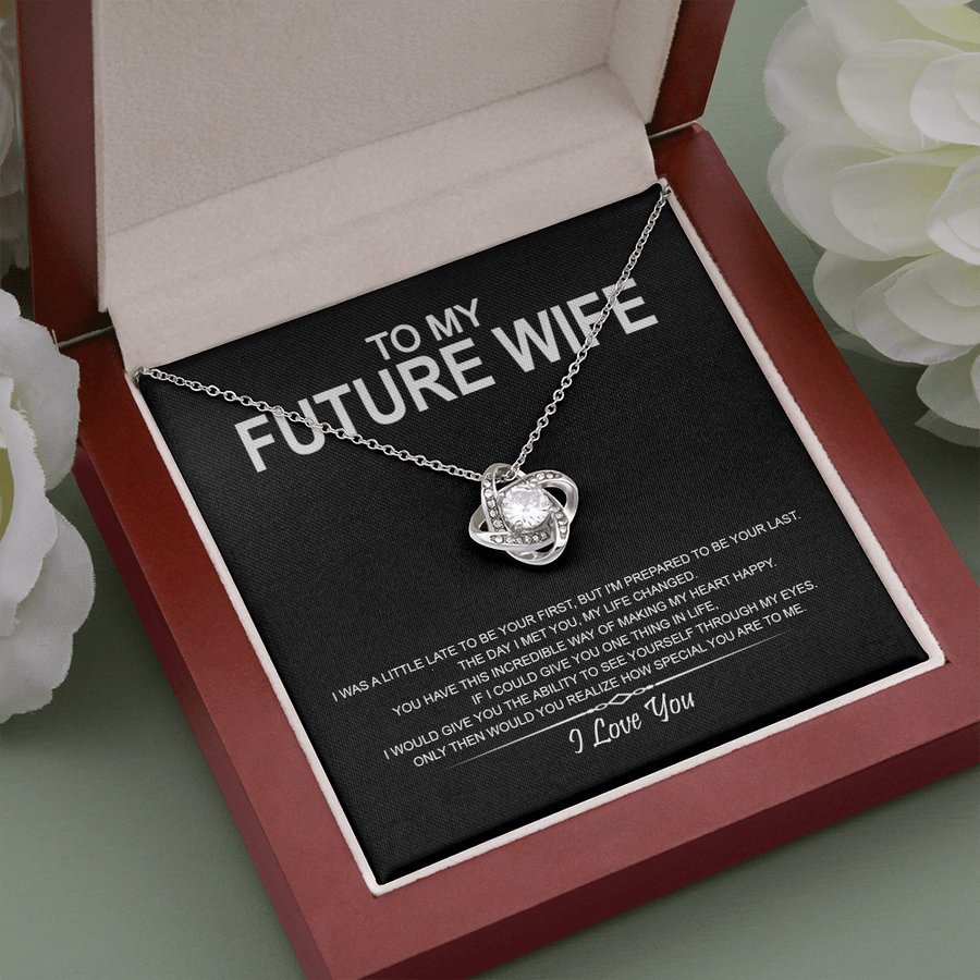 To My Future Wife Necklace, Wife Christmas Gift, Wife Christmas Gift From Husband, Wife Christmas, Gift for Wife, Necklace for Wife - Valentines Day Gift for Her